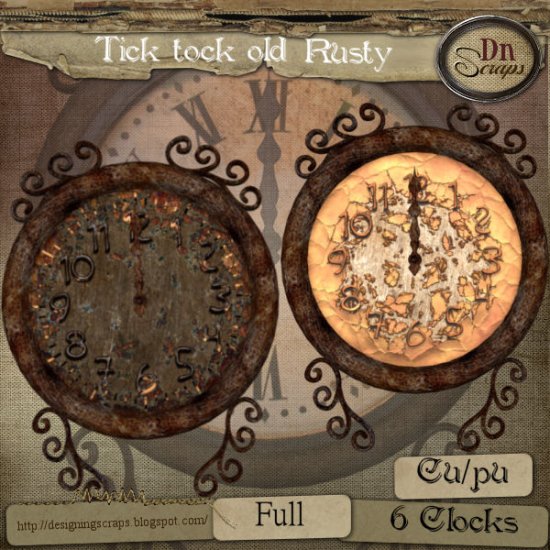 Tick tock old rusty - Click Image to Close