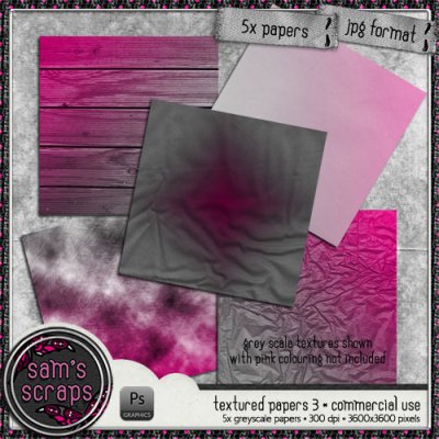 CU - Textured Paper pack 3