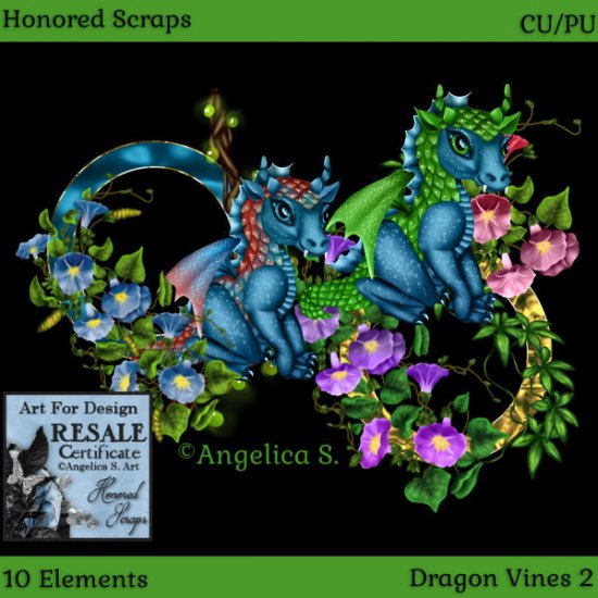 Dragon Vines 2 (CU/PU) - Click Image to Close