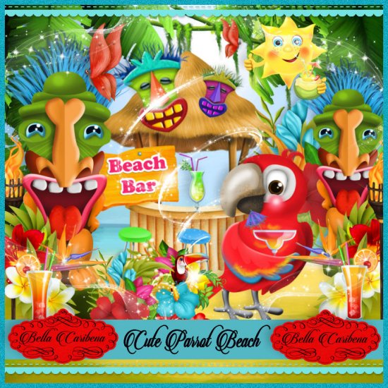 Cute Parrot Beach - Click Image to Close