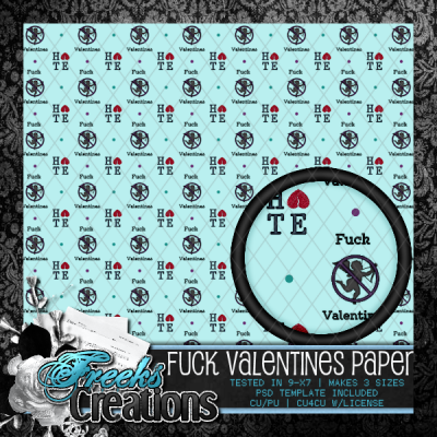 Fuck Valentine's Paper