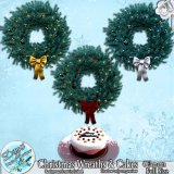 CHRISTMAS WREATHS AND CAKE CU PACK - FULL SIZE