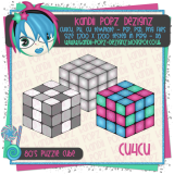 80s Puzzle Cube Templates