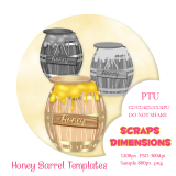 CU Honey Barrel Templates