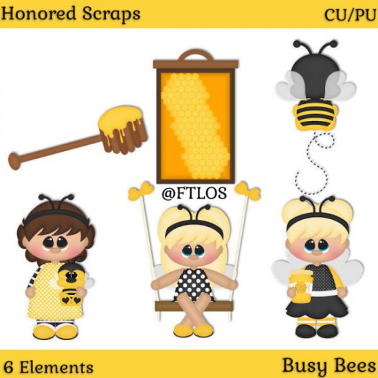 Busy Bees (CU/PU) - Click Image to Close