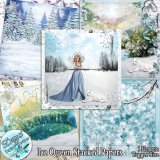 ICE QUEEN STACKED PAPERS - TAGGER SIZE