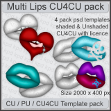 Multi Lips Template Pack