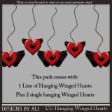 CU Hanging Winged Hearts TS