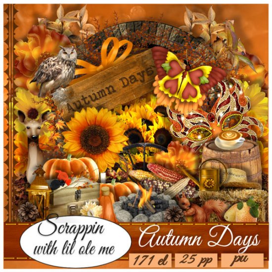 Autumn Days Tagger Kit - Click Image to Close