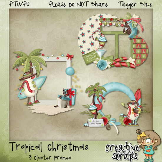 Tropical Christmas Clusters - Click Image to Close