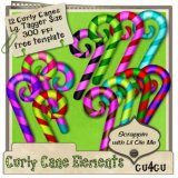 Curly Cane Elements