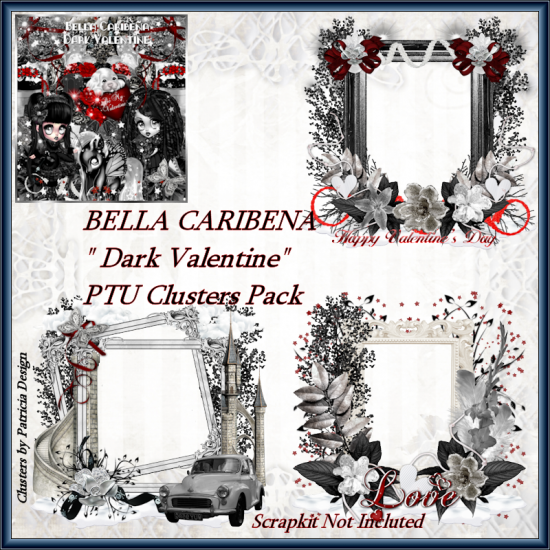 Dark Valentine Cluster Pk - Click Image to Close