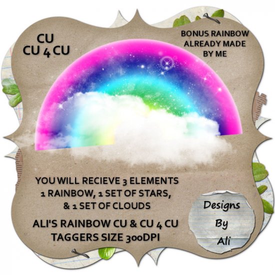 CU 4 CU Ali's Rainbow TS - Click Image to Close