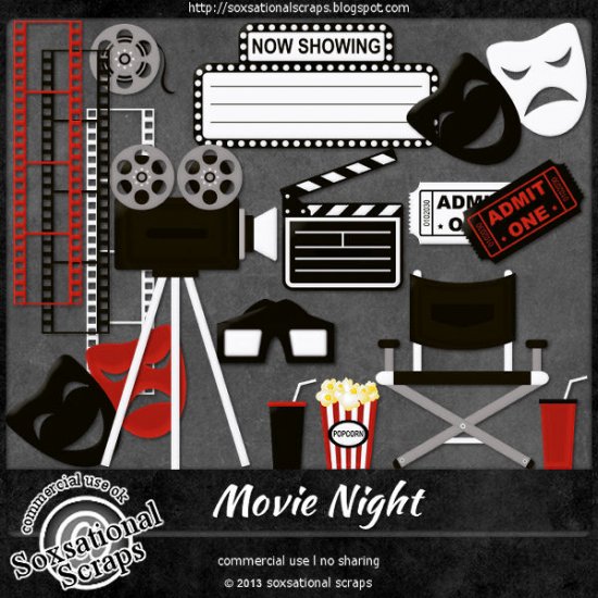 Movie Night CU - Click Image to Close