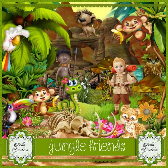 Jungle Friends - Click Image to Close
