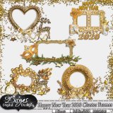 HAPPY NEW YEAR 2020 CLUSTER FRAME PACK - TS