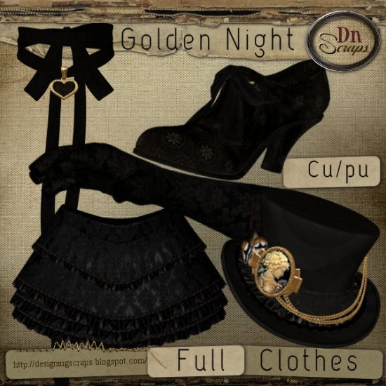Golden Nights(Clothes) - Click Image to Close