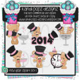 New Year Clipart Set1