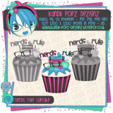 Nerds Rule Cupcake Template