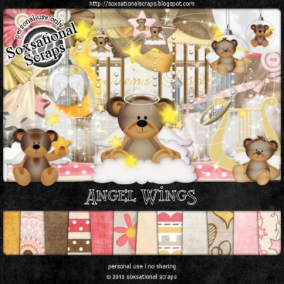 Angel Wings Page Kit
