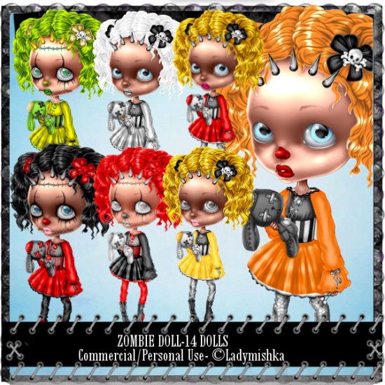 Zombie doll to Ladymishka - Click Image to Close