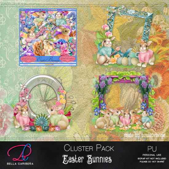 Easter Bunnies CF 5 - Click Image to Close