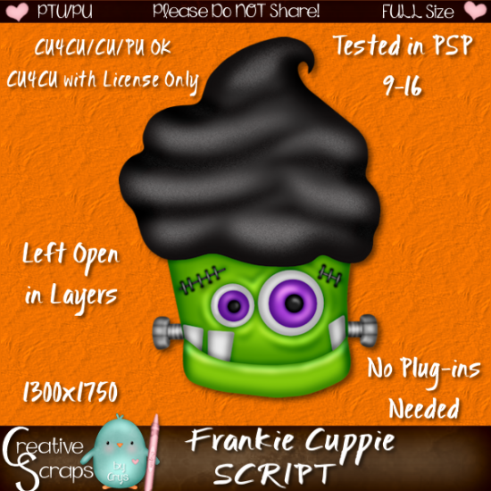 Frankie Cuppie Script - Click Image to Close