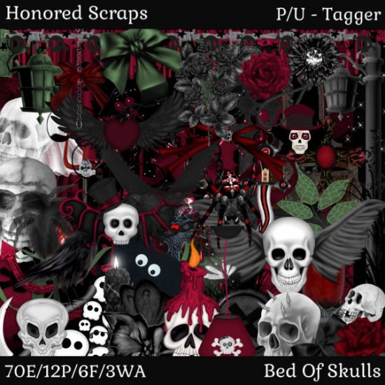 Bed Of Skulls - Tagger - Click Image to Close