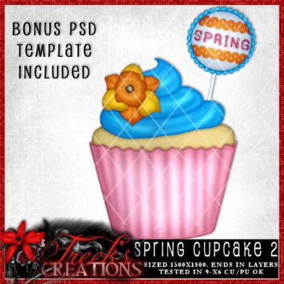 Spring Cupcake 2