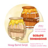 CU Honey Barrel Script