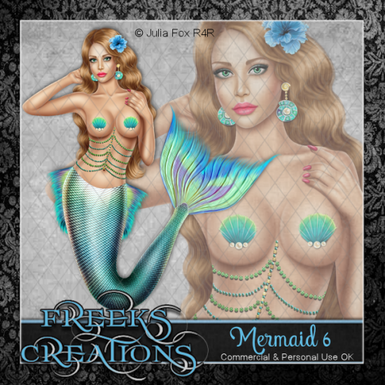 Mermaid 6 - CU - Click Image to Close