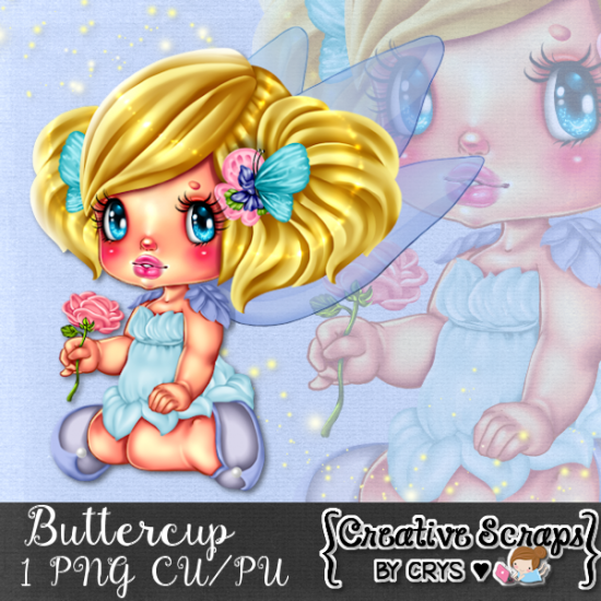 Buttercup Fairy CU - Click Image to Close