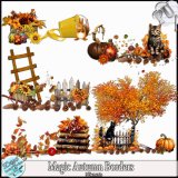MAGIC AUTUMN BORDERS - TAGGER SIZE by Disyas