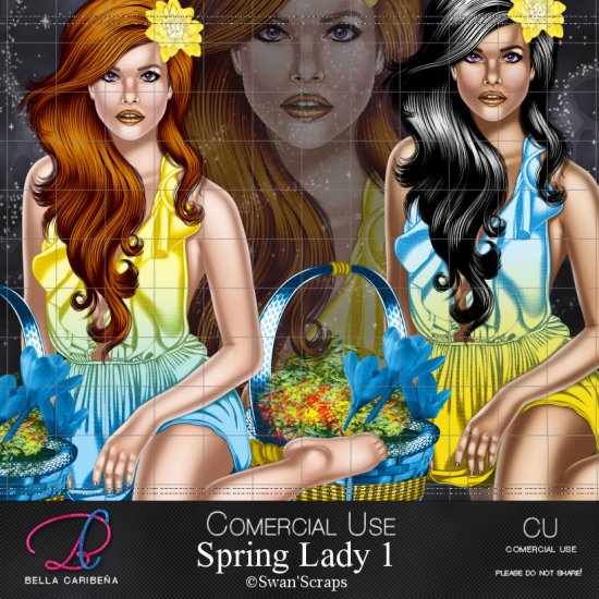 Spring Lady 1 - Click Image to Close