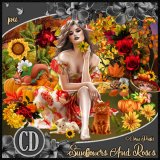 Sunflowers And Roses