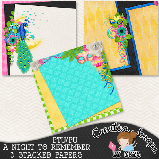 A Night to Remember Stacked Papers - Click Image to Close