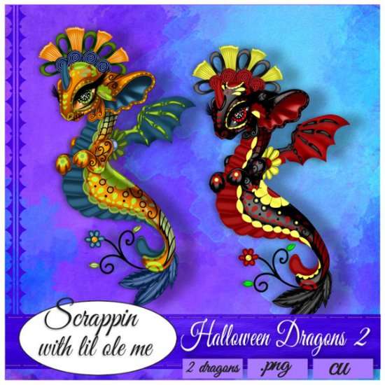 Halloween Dragons 2 - Click Image to Close