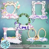 OVER THE RAINBOW CLUSTER FRAMES - TAGGER SIZE