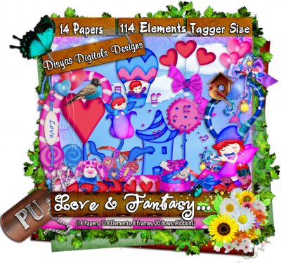 LOVE AND FANTASY KIT - TAGGER SIZE
