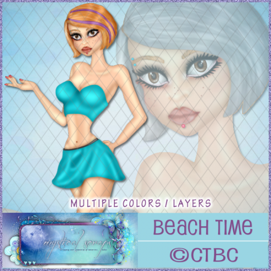 Beach Time Tube - Click Image to Close