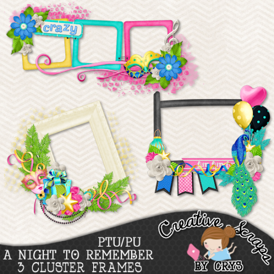 A Night to Remember Cluster Frames - Click Image to Close