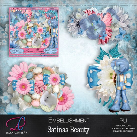 Satinas Beauty Emb - Click Image to Close