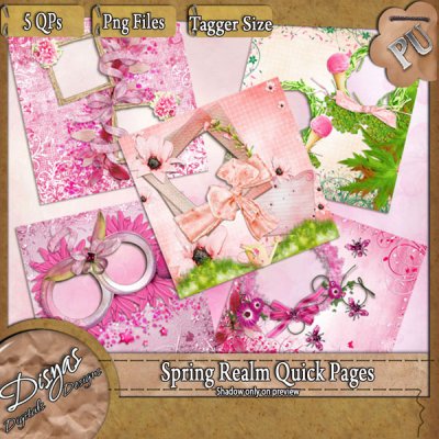 SPRING REALM QUICK PAGE PACK - Tagger Size
