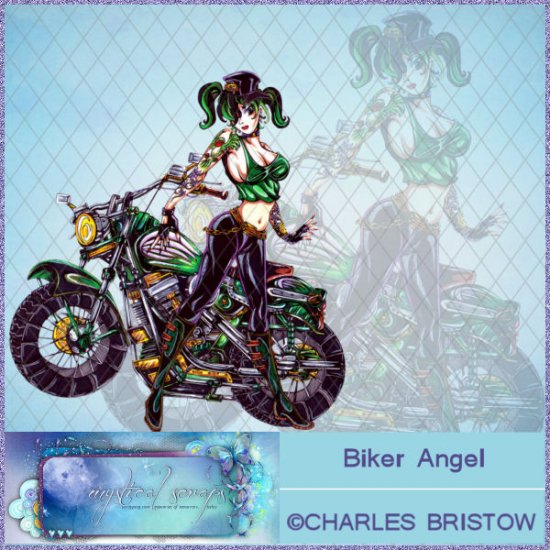 Biker Angel Erika - Click Image to Close