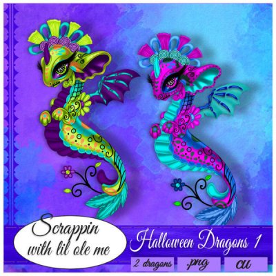 Halloween Dragons 1