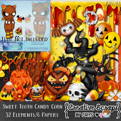 Sweet Tooth Candy Corn TS