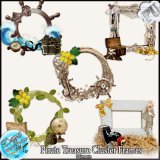PIRATE TREASURE CLUSTER FRAMES - TAGGER SIZE