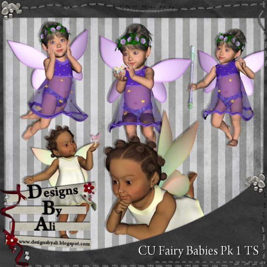 CU Fairy Babies TS Pk 1 - Click Image to Close