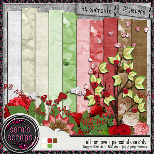 PU - All for Love tagger kit - Click Image to Close