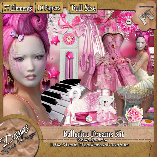 BALLERINA DREAMS KIT - FULL SIZE - Click Image to Close